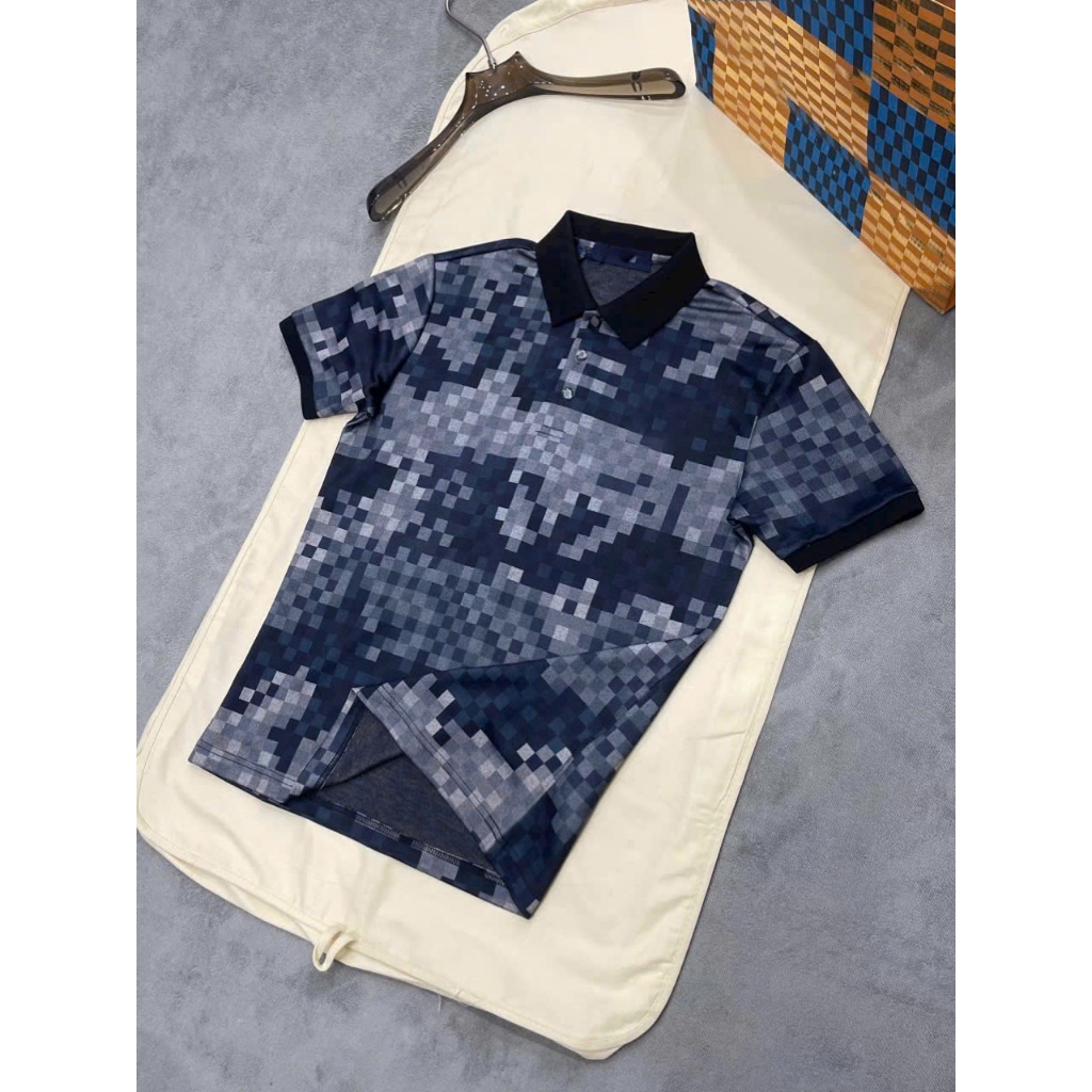 PL02 เสื้อโปโลผู้ชาย คอปกเปิด-ลงชายและหญิง ผ้าฝ้ายจระเข้ 4c สไตล์ไดนามิกและสปอร์ต ไซส์ ML XL XXL