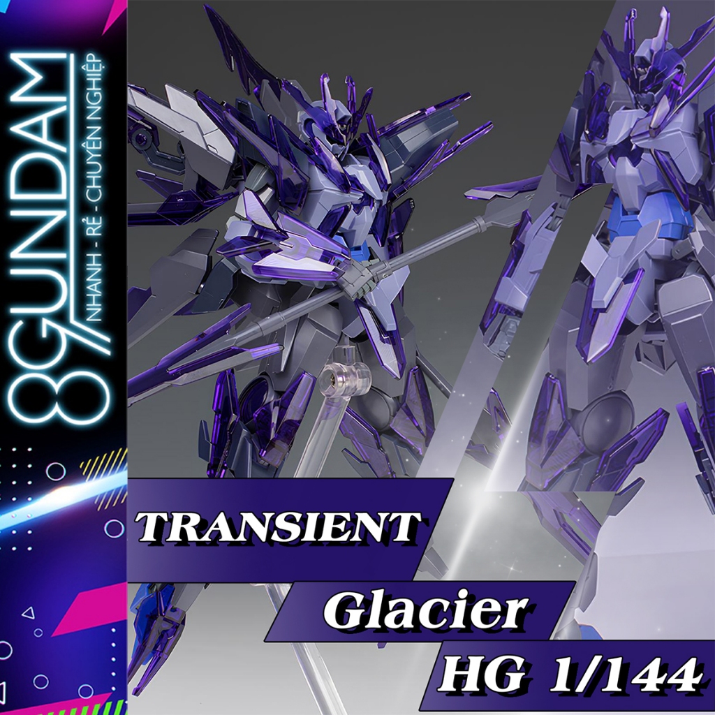 HG JMS Transient Glacier Assembly Model (พร้อมฐาน รูปลอกน้ํา)
