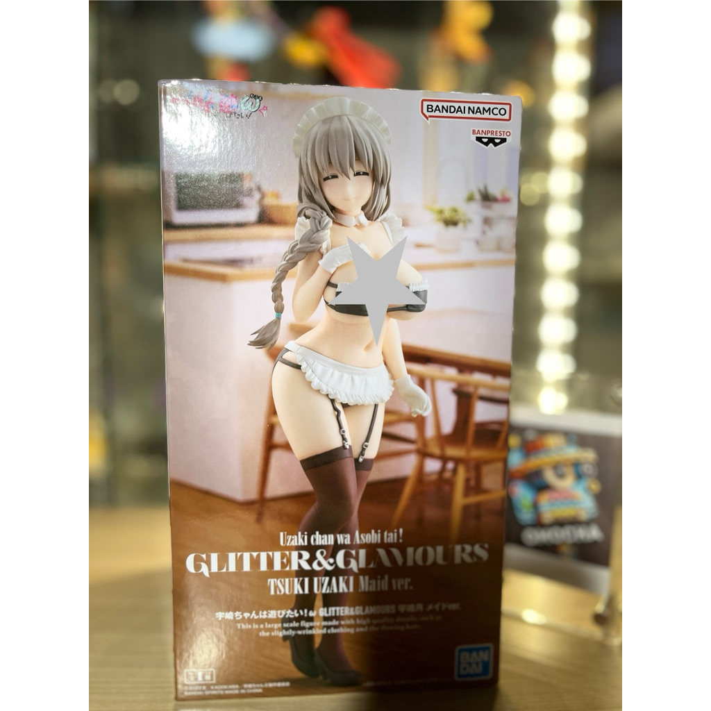 Uzaki-chan Wants to Hang Out โมเดลมังงะ! ️ Tsuki Uzaki-Maid ver ️ GLITTER&GLAMOURS ของแท้ BANPRESTO