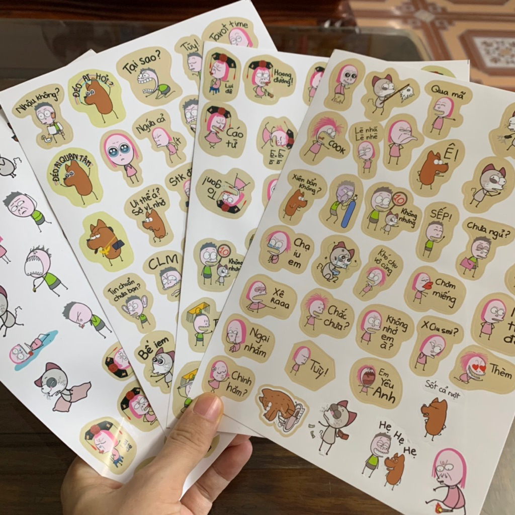 สติ๊กเกอร์ Meme ตลก 120 ดวง สติ๊กเกอร์ตกแต่งตลก