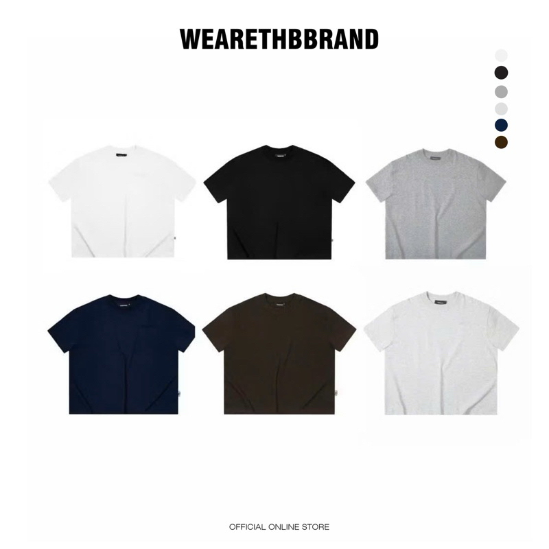 เสื้อยืด BOXY FORM SLIM - 300gsm (shrinkled treated) / THBBRAND.