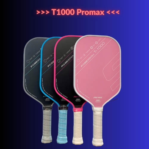 Pickleball แร็กเก็ต T1000 Pro Max สีชมพูพาสเทลทันสมัยพร้อมบุคลิกมั่นใจสําหรับผู้หญิง