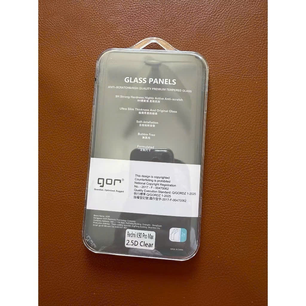 Combo 2 GOR กระจกนิรภัยสําหรับ Xiao.mi Redmi K90 Pro Max โปร่งใส, Beveled Edge, Super Smooth Touch