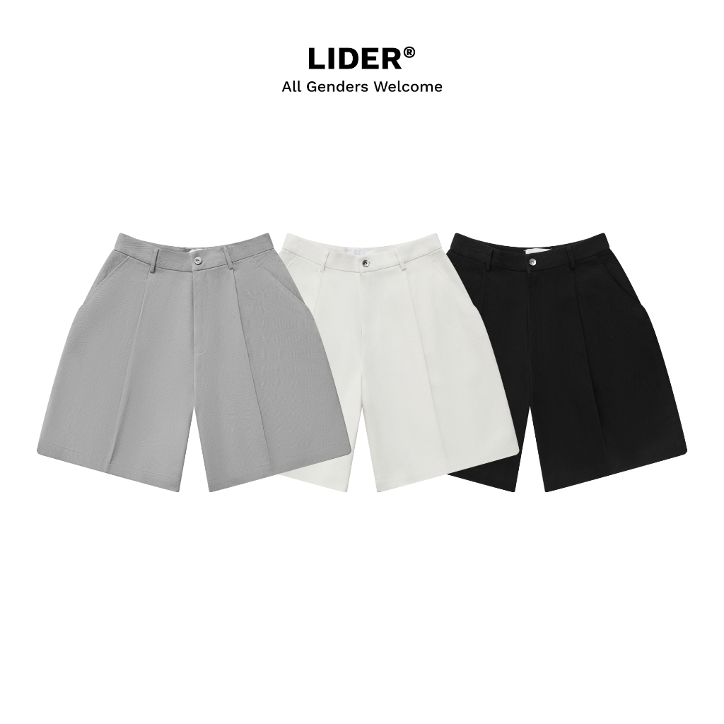 กางเกงขาสั้นผู้ชาย Unisex LIDER MIDDAY MILES KHAKI SHORTS