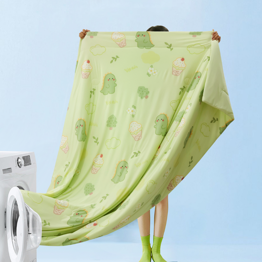 [Cool SUMMER BLANKET] I Cool Advance NIN House ผ้าห่มเย็น ขนาด 2mx2m2 สีสดทุกสี ผ้านวมผ้าไหมน้ําแข็ง