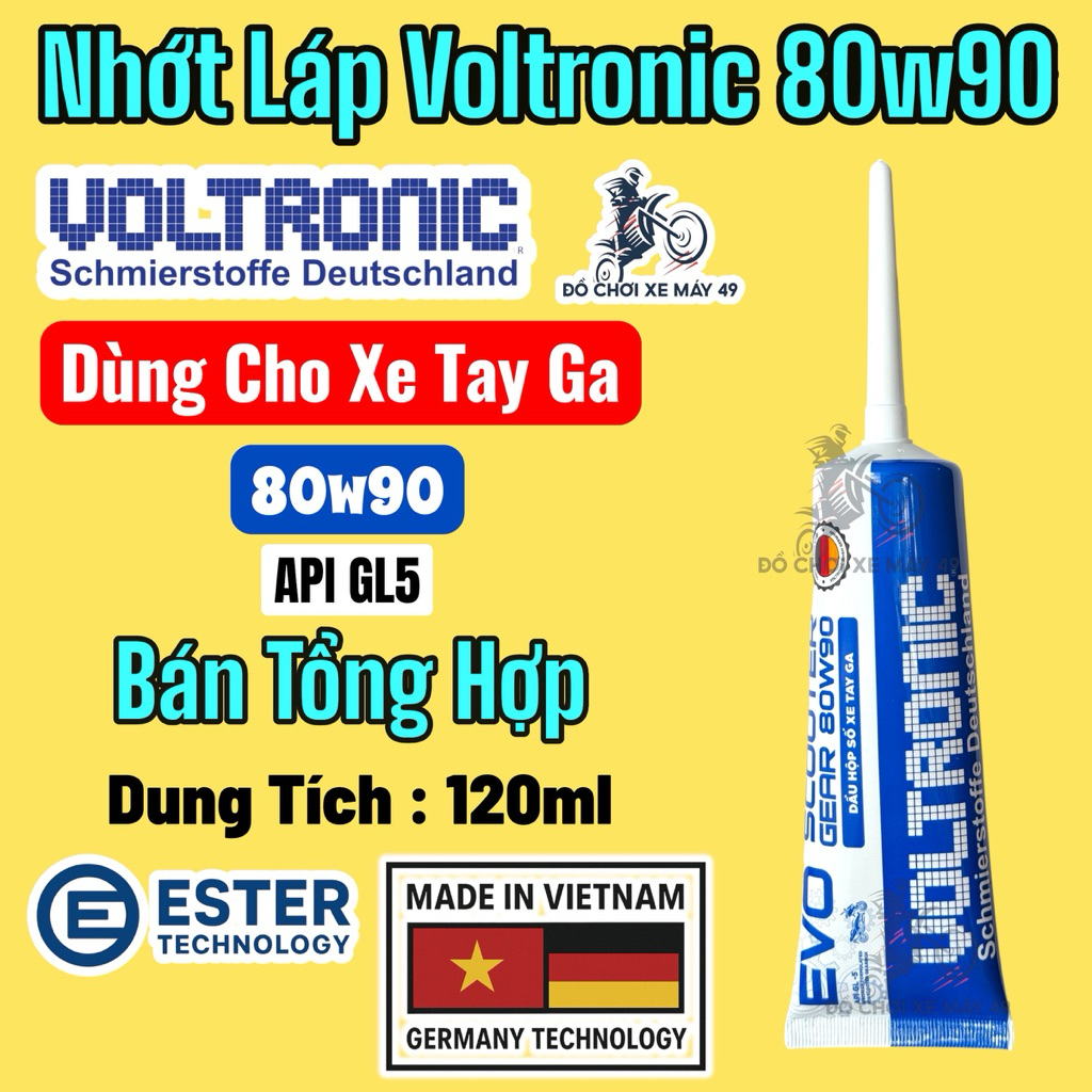 [MH] Voltronic EVO น้ํามันเกียร์สกู๊ตเตอร์ 80W90 120ml >>>>
