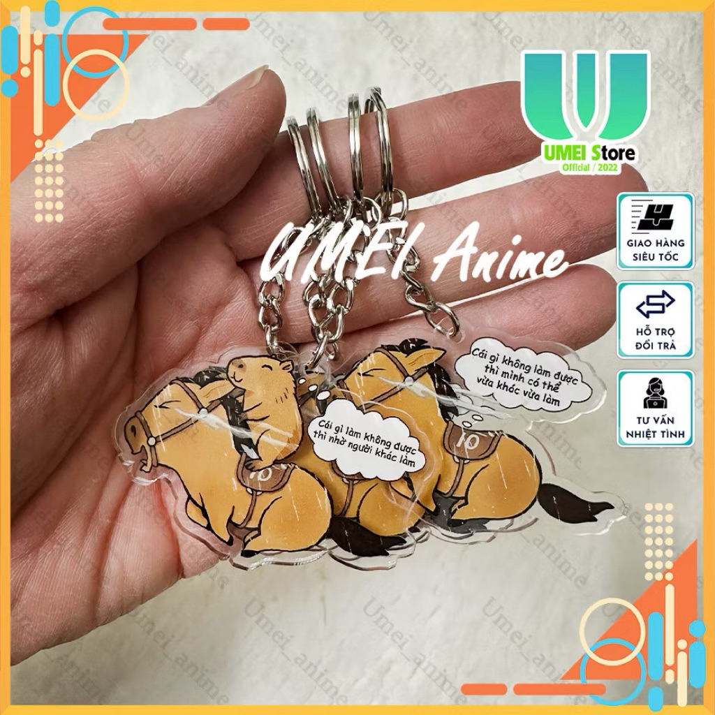 HORSE KEYCHAIN MESSAGE GIFT