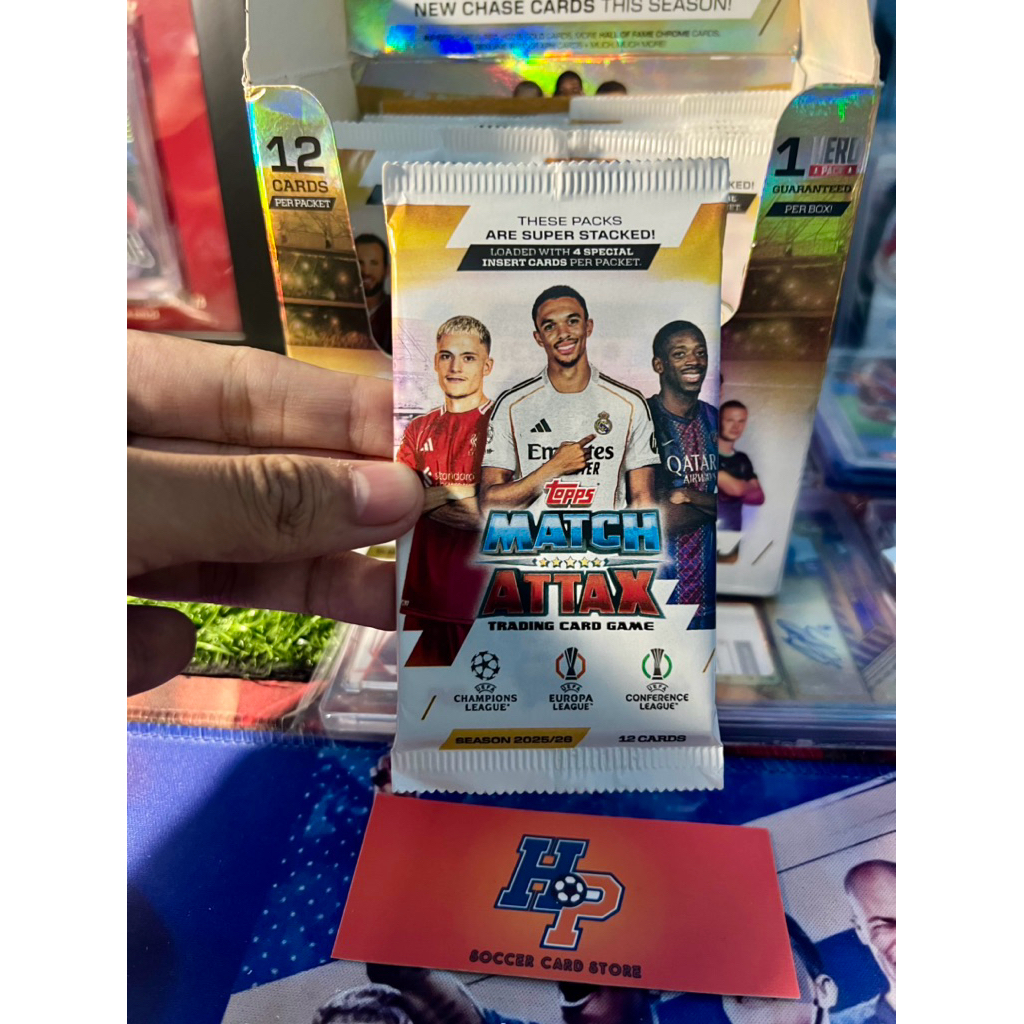ชุดการ์ดฟุตบอล Topps Match Attax UCL 2025/26
