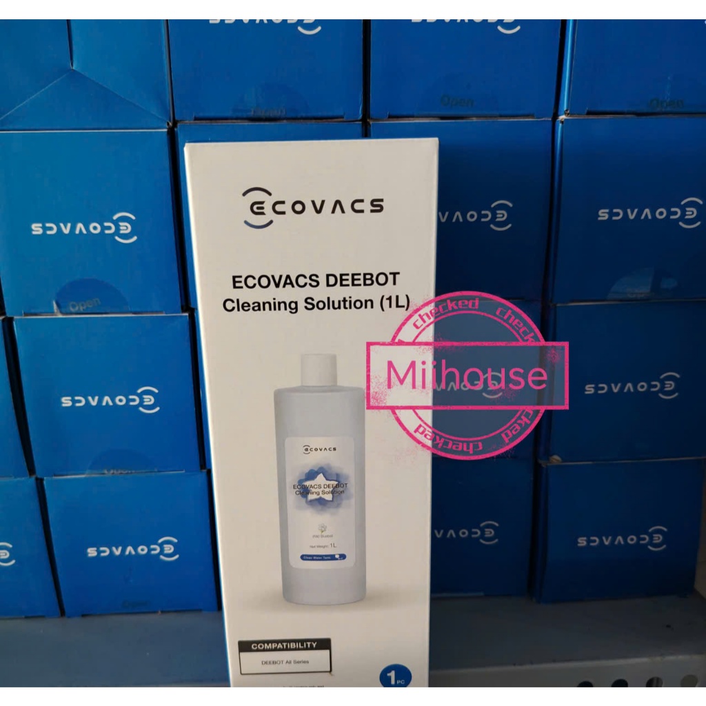 น้ํายาทําความสะอาดพื้นของแท้สําหรับหุ่นยนต์ Ecovacs T10, T20e, x1 omni, t20 omni, x2 omni, T50, T80,