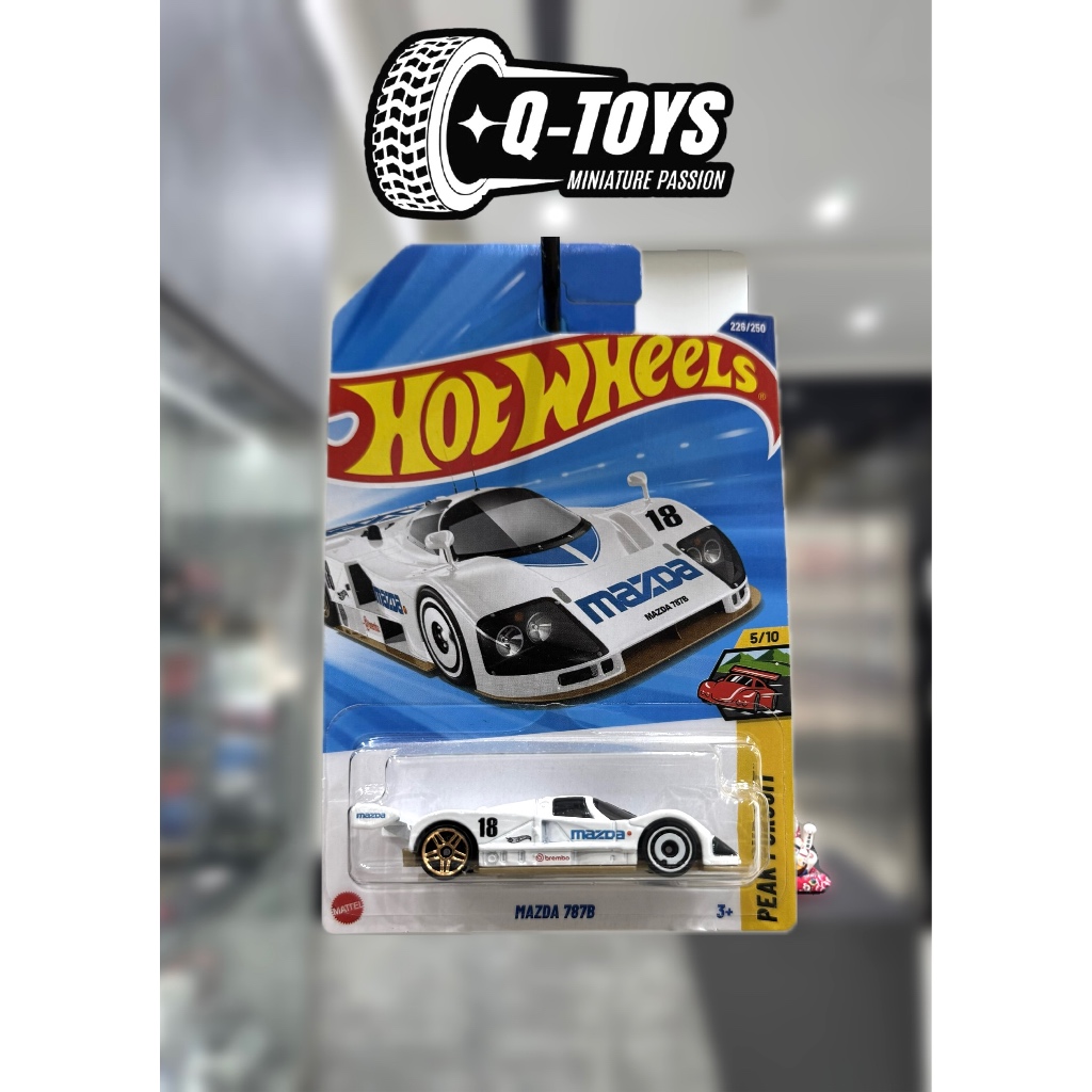 Qtoys Hot Wheels Mazda 787B รถโมเดล 1:64 สเกล