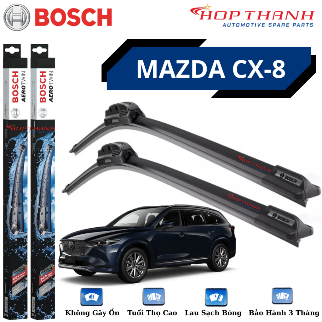 ชุด BOSCH MAZDA CX-8 WIPER ของแท้ (AEROTWIN)