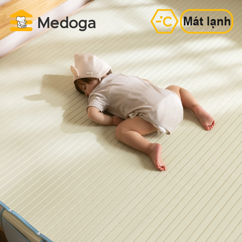 Medoga Cold Mat So Cool เครื่องปรับอากาศ Mat Breathable และกระจายความร้อนฤดูร้อน Cool Mat 3D Air Cus