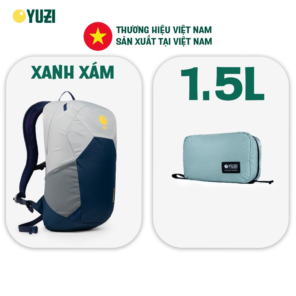 Ultralight YZ15 Ultralight Hiking Backpack Combo + TOILETRY Storage Bag | ภูมิใจของ YUZI