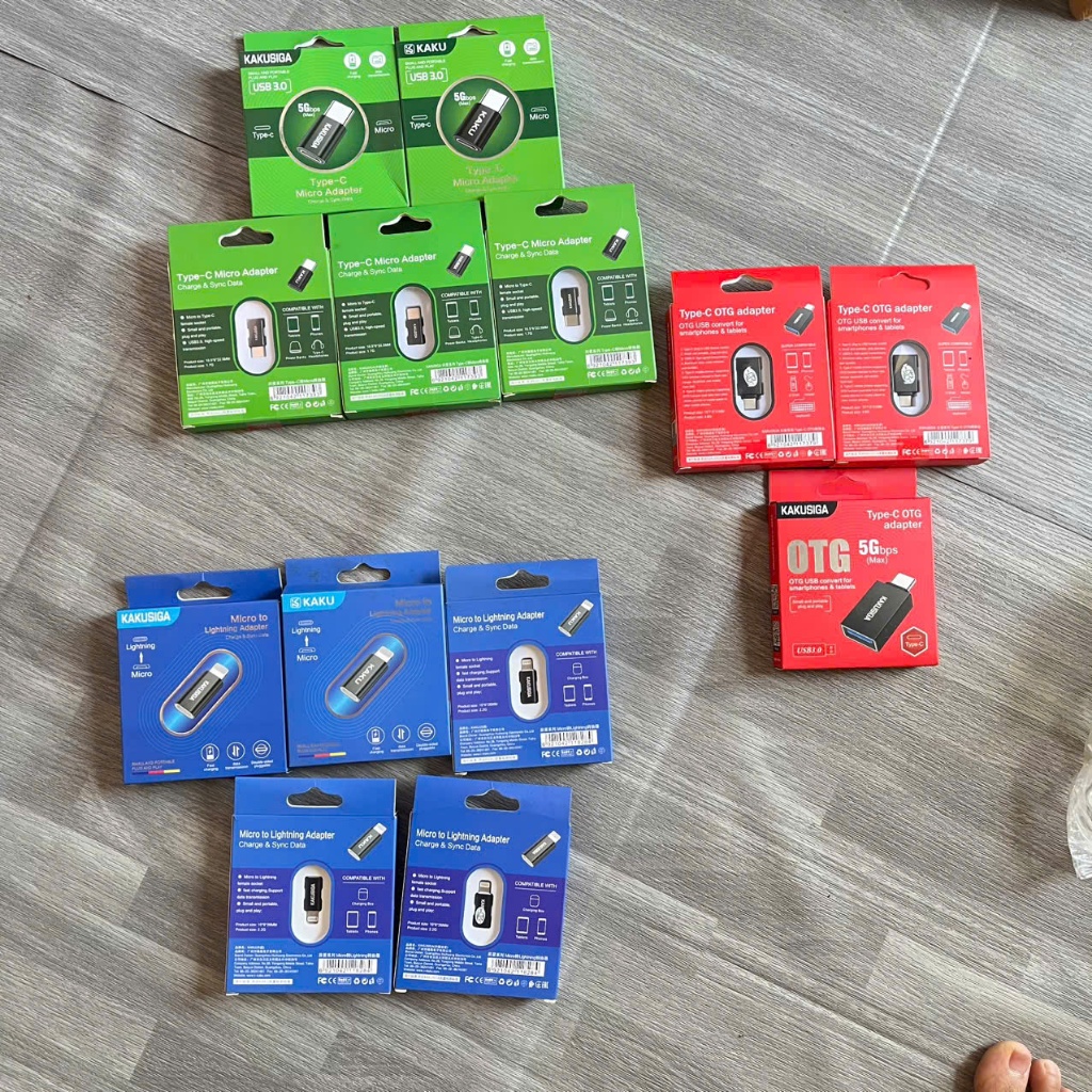 Otg type c เป็น micro usb type c Converter Connector - อะแดปเตอร์ USB3.1 ตัวผู้เป็น Type-C - T0603