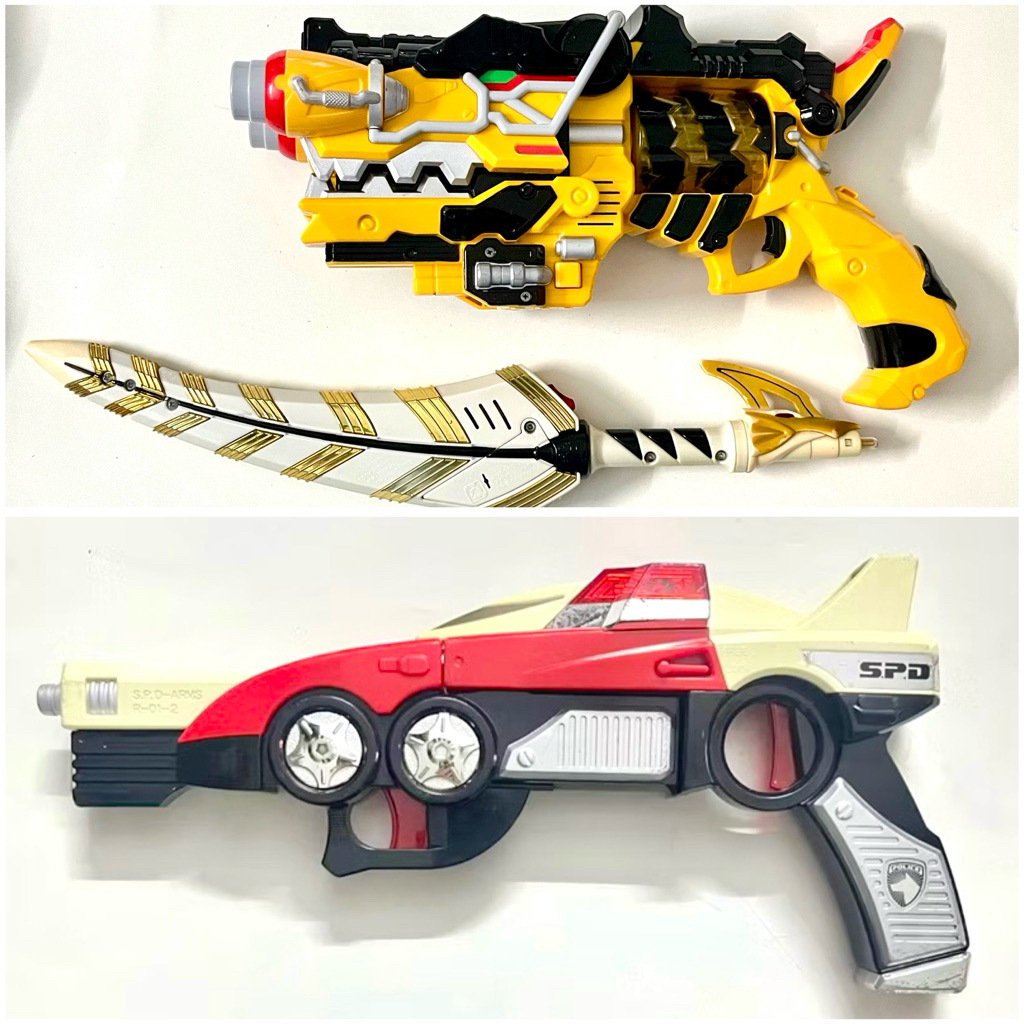 Super Sentai Red Toy DX DEKARANGER HYBRID MAGNUM ,DX Wing Pentact