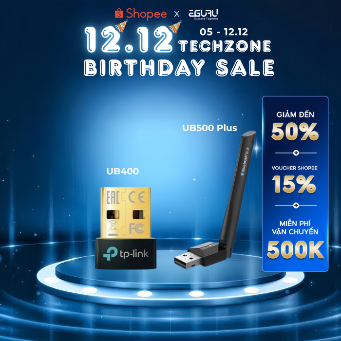 TP-Link UB500 Plus / UB400 USB Bluetooth 5.3 USB Adapter - รับประกัน 12T ของแท้