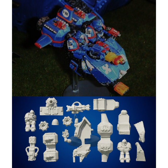 โมเดลพิมพ์ลายเรซิ่น WH MIXED TEAM 3D