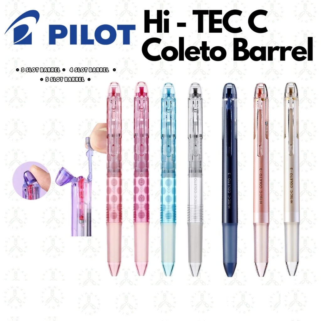 ปากกาสํารองหรือรีฟิลสําหรับปากกาลูกลื่น Pilot HI-TEC-C Coleto