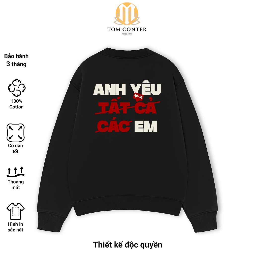 I Love All You Sweater – Like +99 Edition