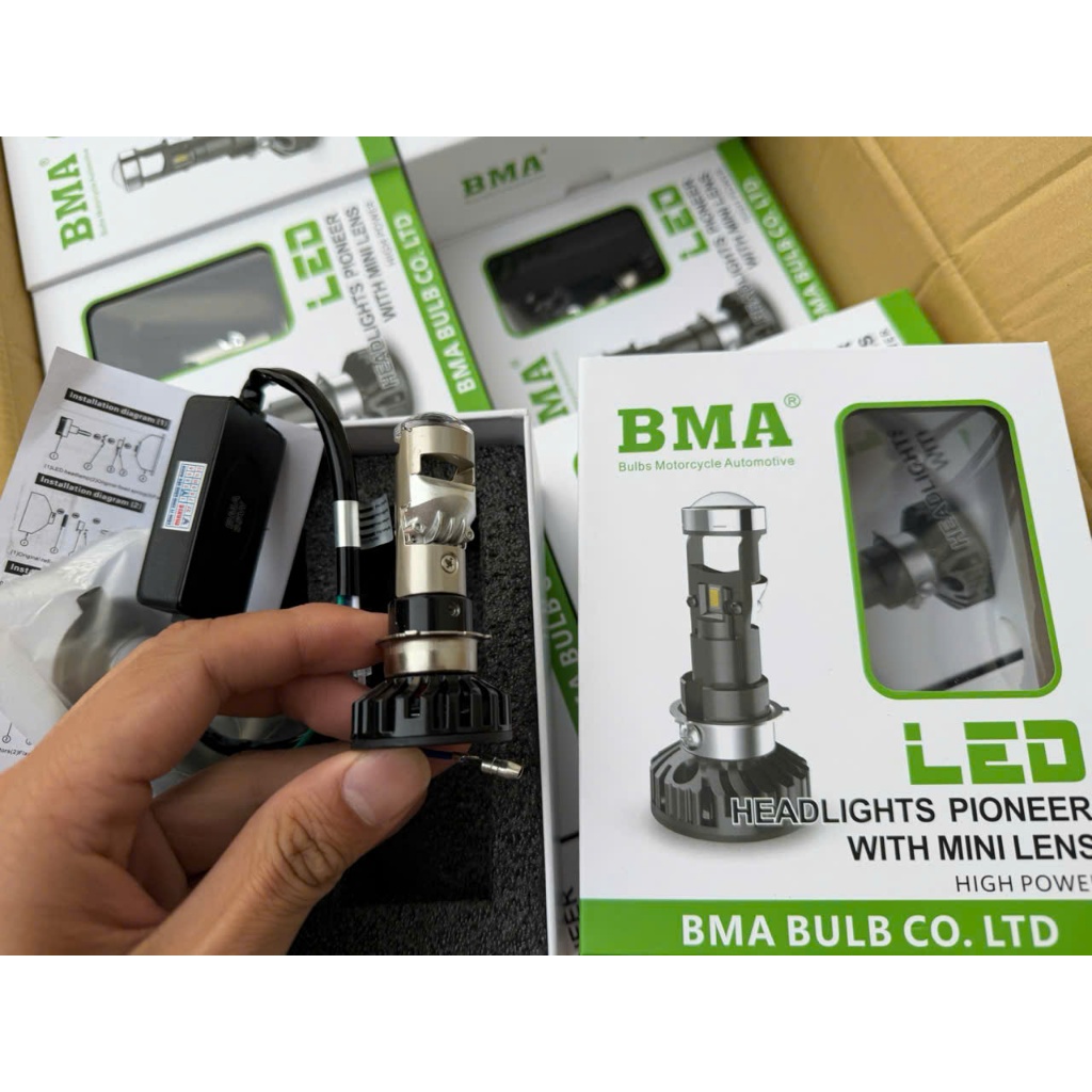 ของแท้ BMA Mini Ball Bearing Led Bulb M8C 40W รุ่นใหม่ล่าสุด 2025 - ฐานอเนกประสงค์สําหรับ Dream, Sma