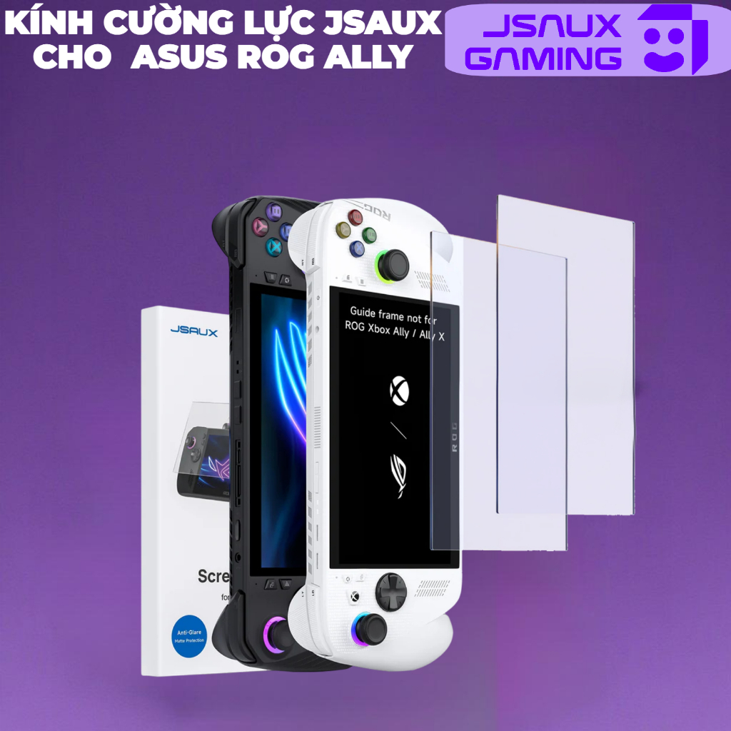 กระจกนิรภัย Jsaux สําหรับ Asus Rog Ally/ Xbox Rog Ally/ MSI Claw A1M