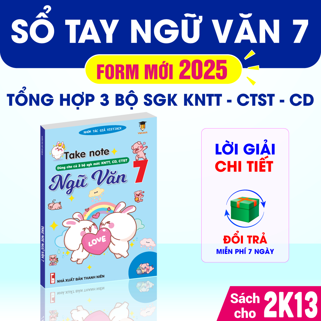 TRI Literature Takenote Notebook 7 เชื่อมต่อความรู้, Horizon, Kite VietJack