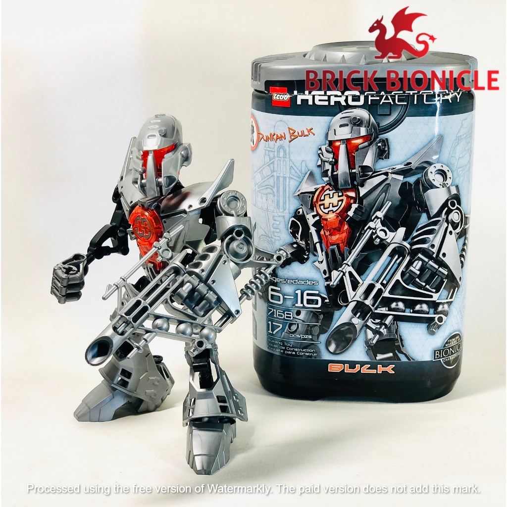 LEGO HERO FACTORY - HERO FACTORY ASSEMBLY TOY - 7168 Duncan Bulk