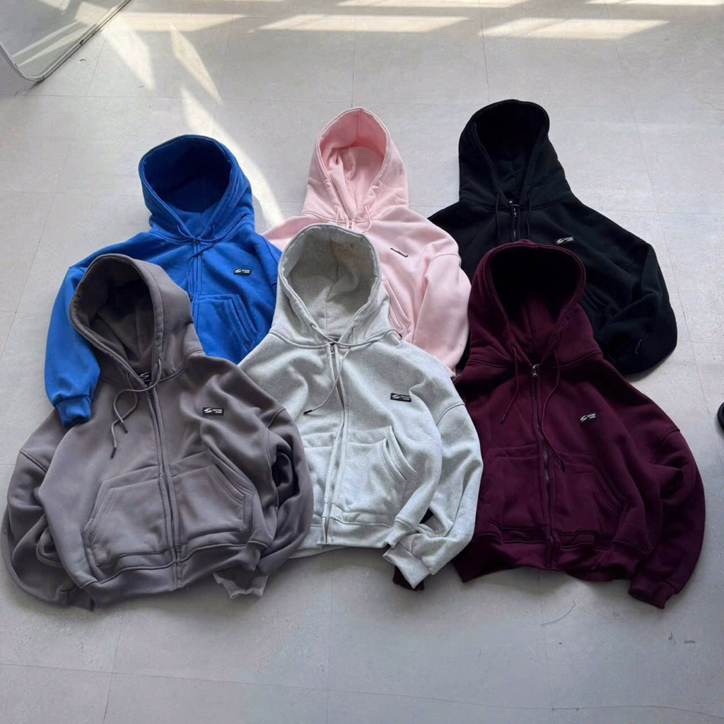 เสื้อแจ็คเก็ตซิปผ้าฟลีซสี่กระเป๋า Sss_HT.Store96