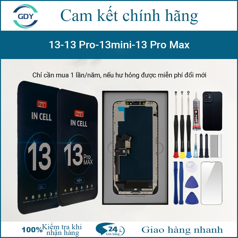จอ ZY-GX ของแท้เข้ากันได้กับ iPhone 13/13 Pro/13 mini/13 Pro Max, 12T