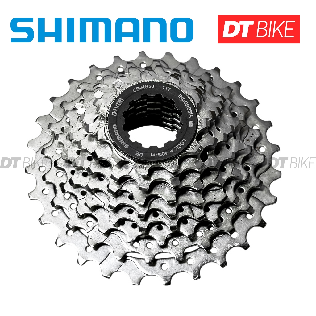 [ SHIMANO ของแท้ ] SHIMANO HG50-8 CLARIS 8s DROP LOAD / 11-28T - HG DROP STYLE (8 SPEEDS)