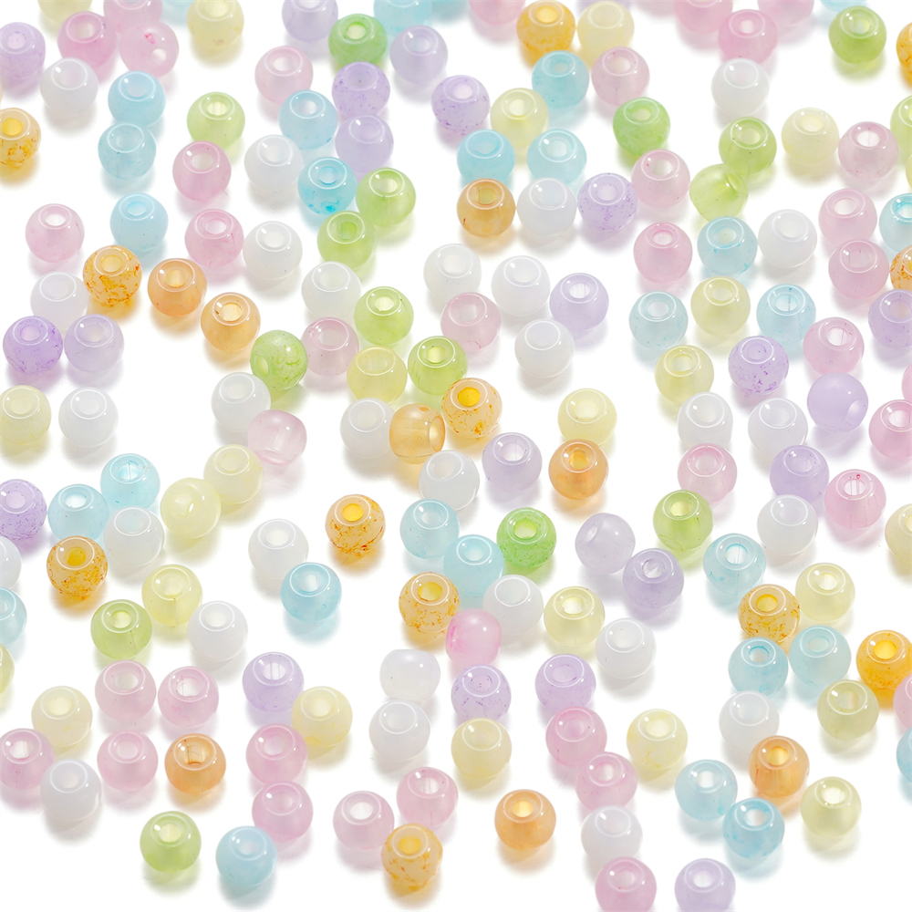 155 ชิ้น 4 มม.ลูกปัดแก้ว Cats Eye หยกหินรอบ Cats Eye หลวม Gap ลูกปัดสําหรับสร้อยคอสร้อยข้อมือต่างหู 