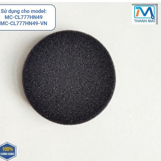 อุปกรณ์เสริม แผ่นกรองฟองน้ําสําหรับเครื่องดูดฝุ่น Panasonic MODEL MC-CL777HN49 MC-CL777HN49-VN