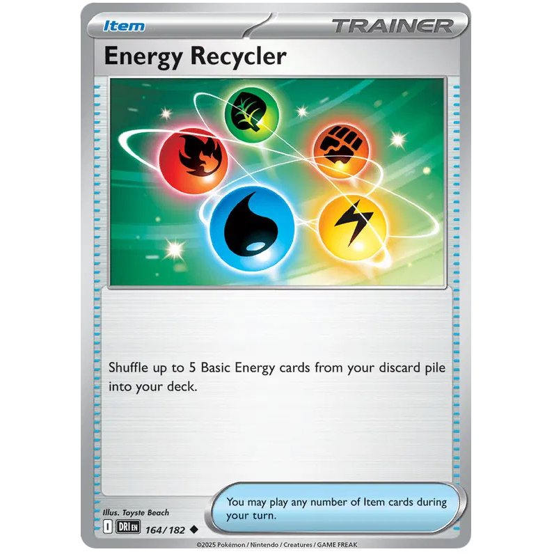 Pokemon TCG - Energy Recycler - Uncommon - 164/182 - DRI