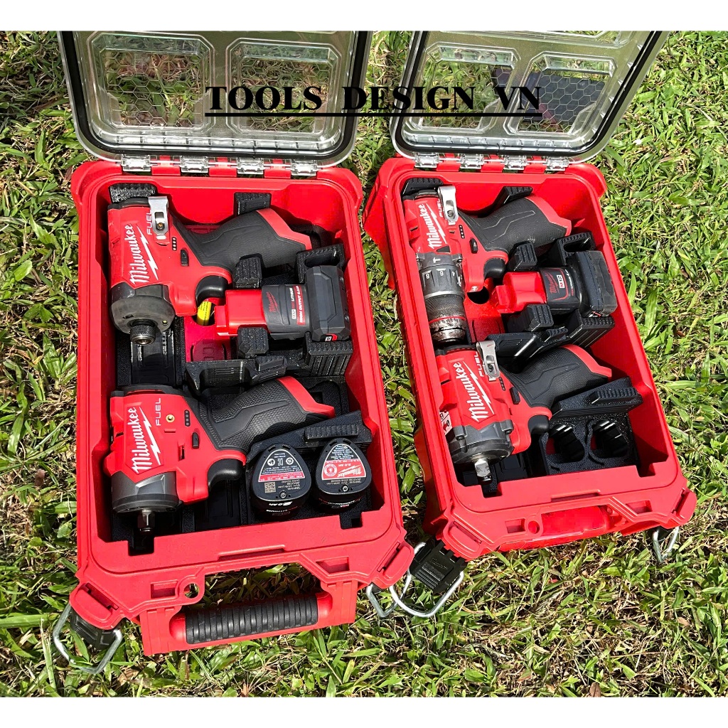 Milwaukee M12 Tray Modul V2 เวอร์ชันใน packout 8435 Tools Design