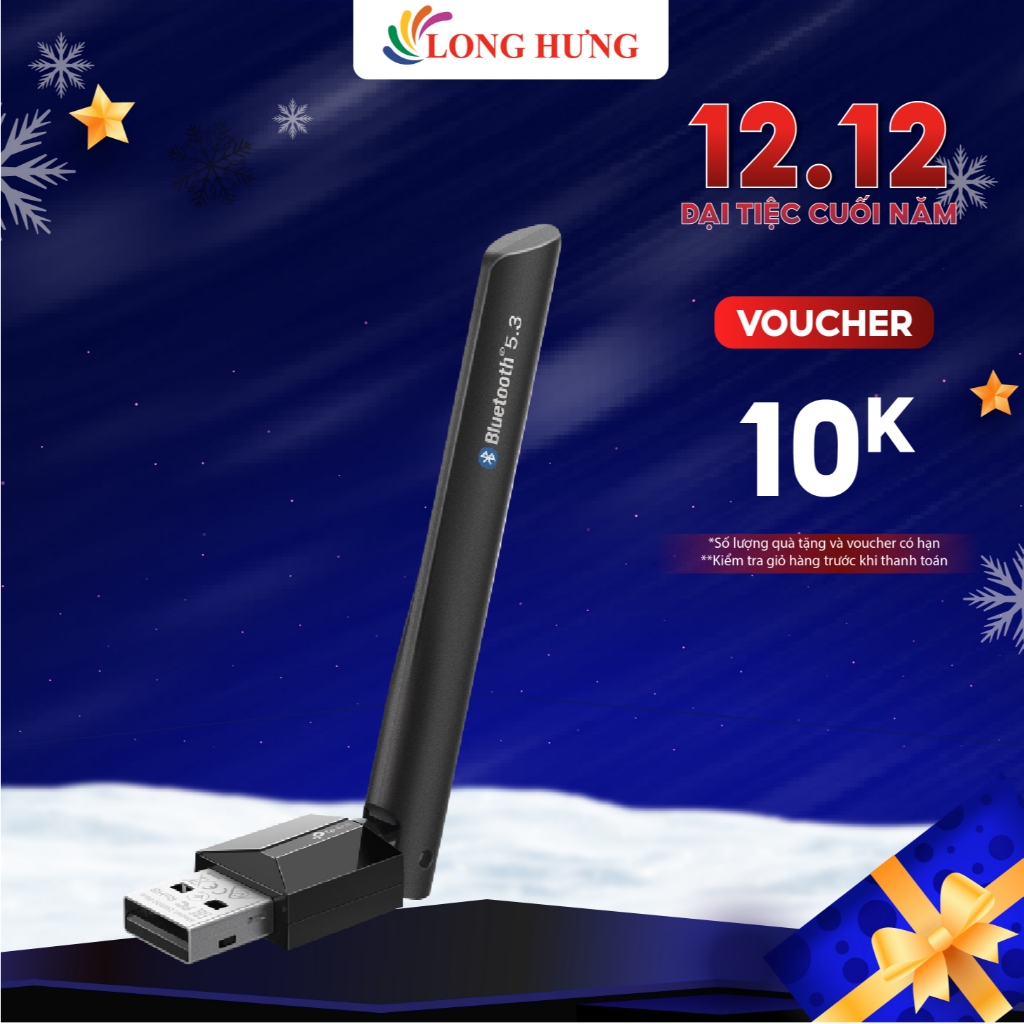 USB Bluetooth 5.3 TP-Link เสาอากาศระยะไกลประสิทธิภาพสูง UB500 Plus - สินค้าของแท้