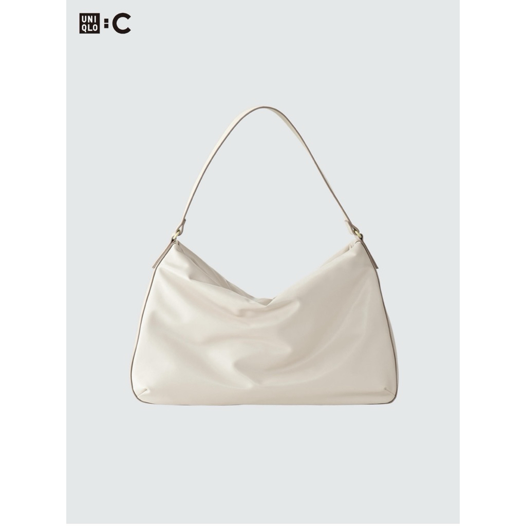กระเป๋าหนังเทียมสีขาวรุ่นใหม่ กระเป๋าถือ U-niq.lo