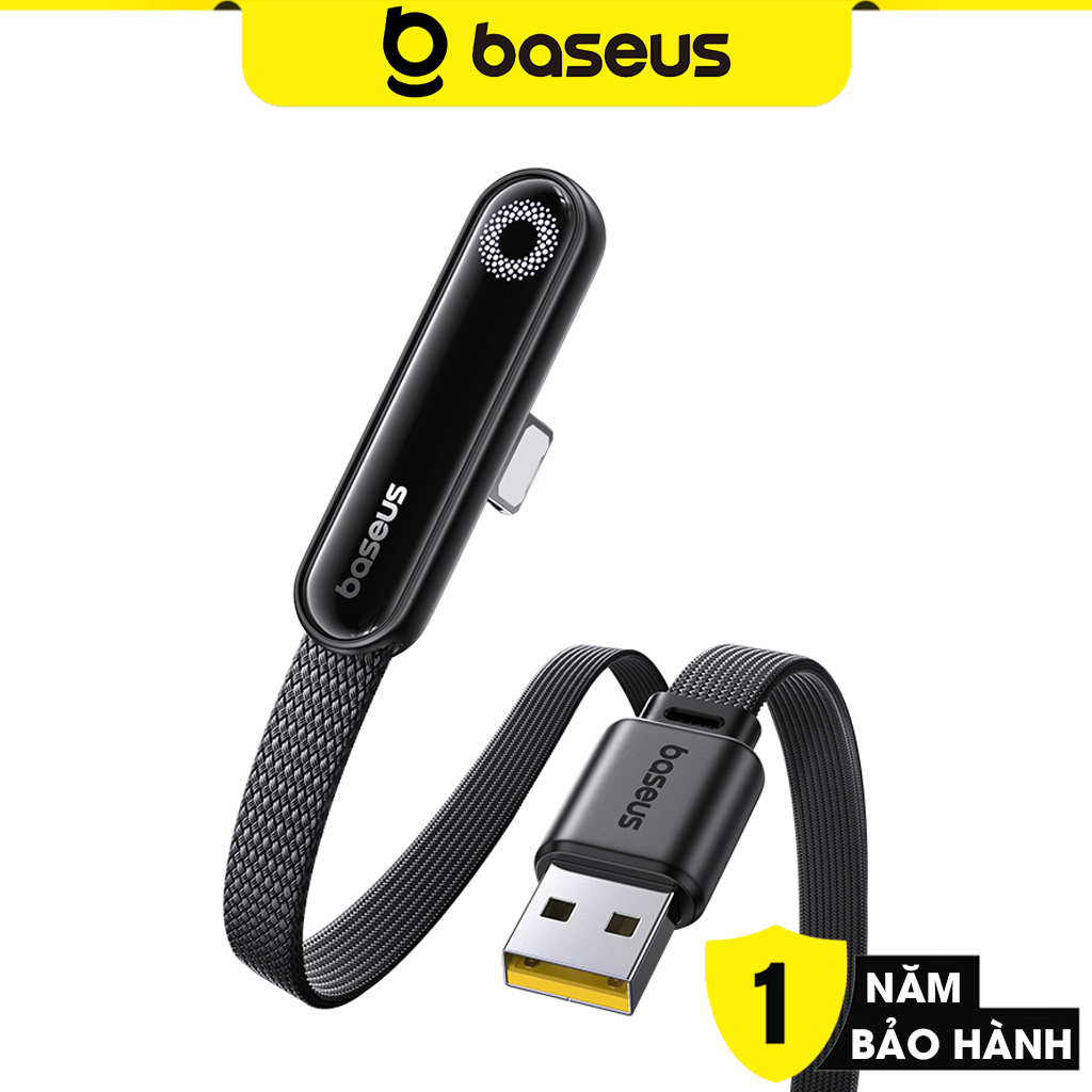 สายชาร์จเร็ว Baseus MVP 3 USB to EP 2.4A (480Mbps, 90 Elbow Design)