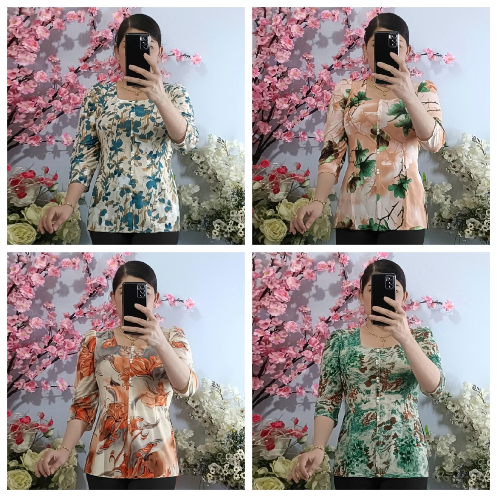 Odd Shirt_Ba Ba Bong เสื้อเชิ้ตคอเหลี่ยมและแขนหลวม -- ไม่มีกางเกง