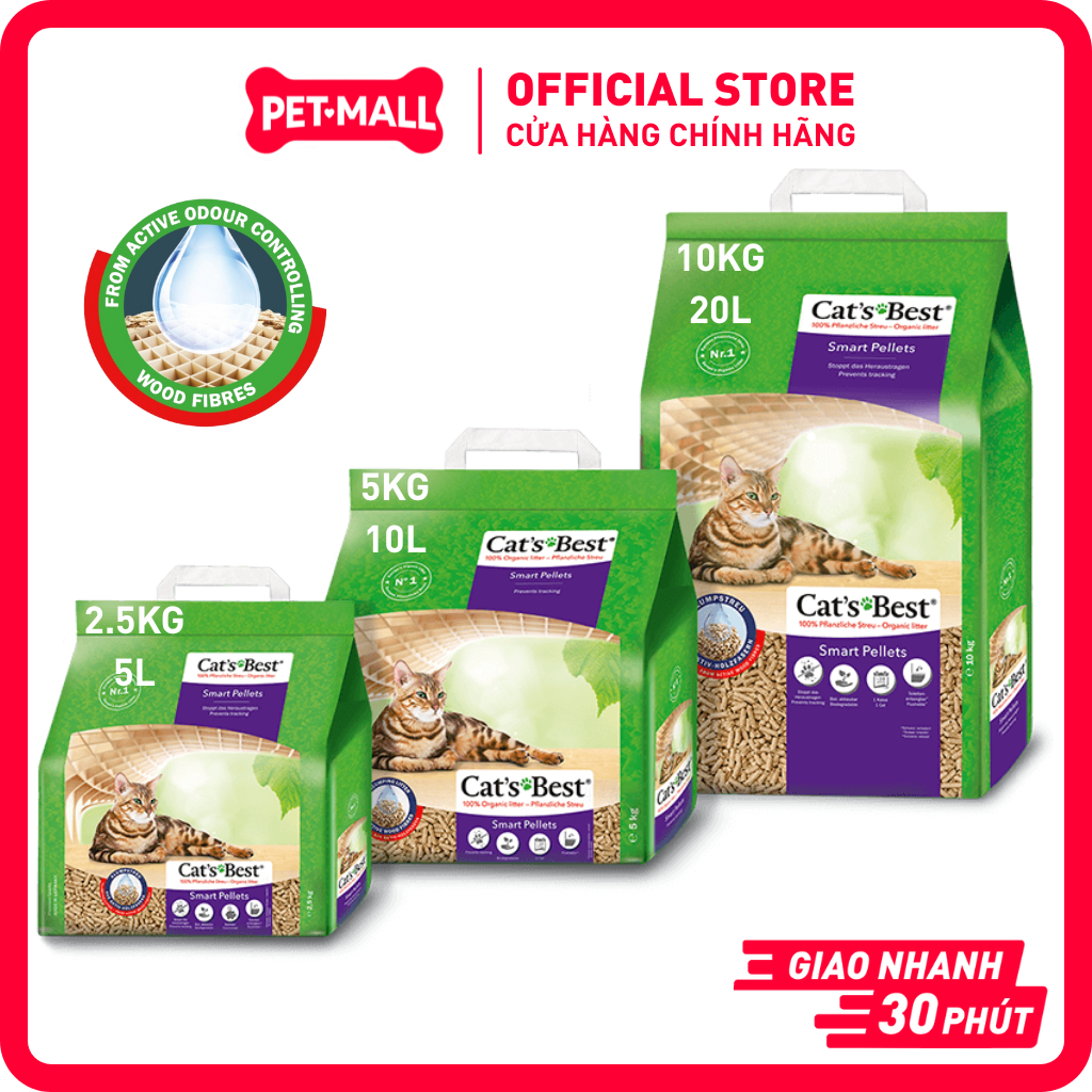 Cats Best Smart Pellets 2.5KG/5KG/10KG ทรายแมว Germany Petmall