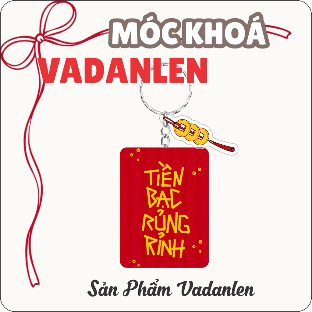 GIFT MESSAGE KEYCHAIN - HAPPY NEW YEAR - FULL HAPPINESS - HEALTHY HEALTH