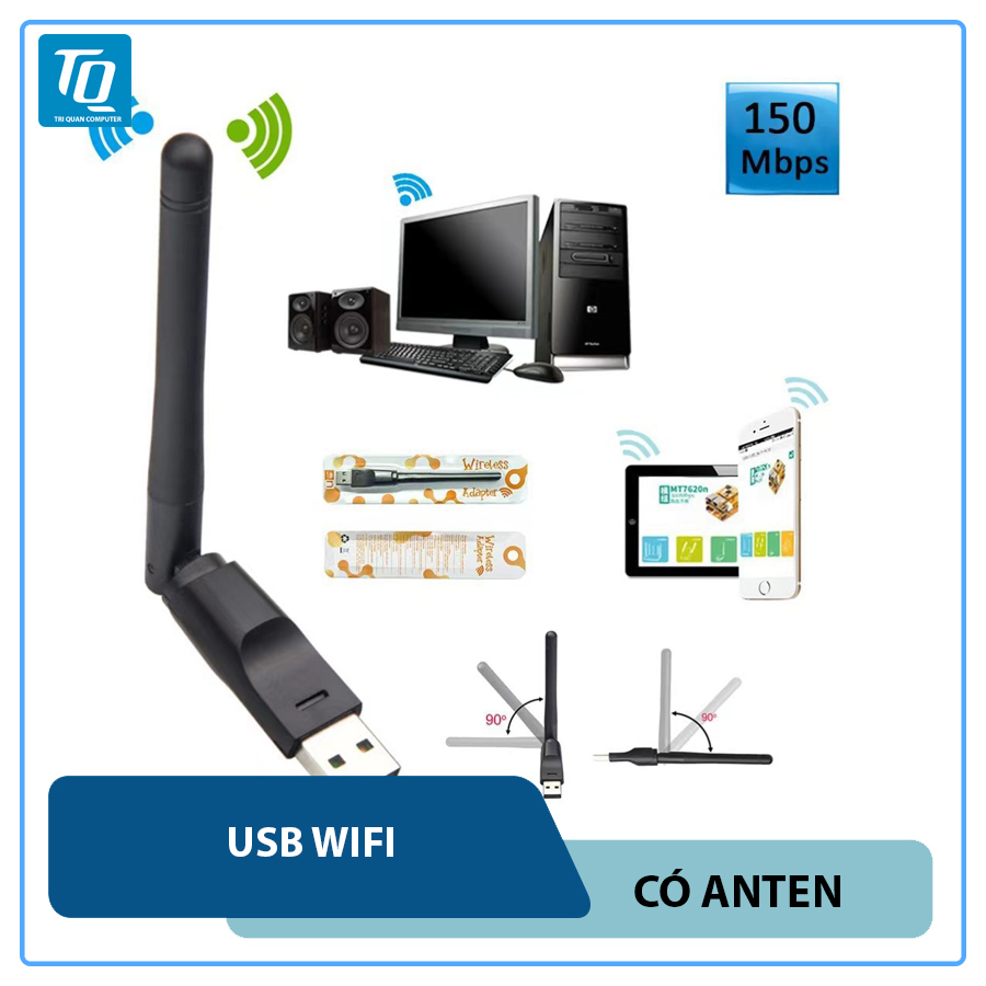 USB Wifi 802.11 พร้อมเสาอากาศรับสัญญาณ Wifi สําหรับเดสก์ท็อปและแล็ปท็อป