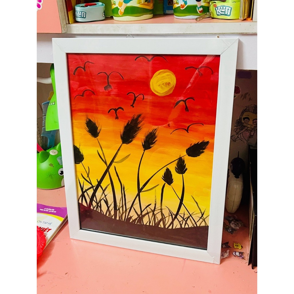 กรอบรูป 30x40 (ขนาดกรอบรูป) พร้อมผิวไมกา-หัก