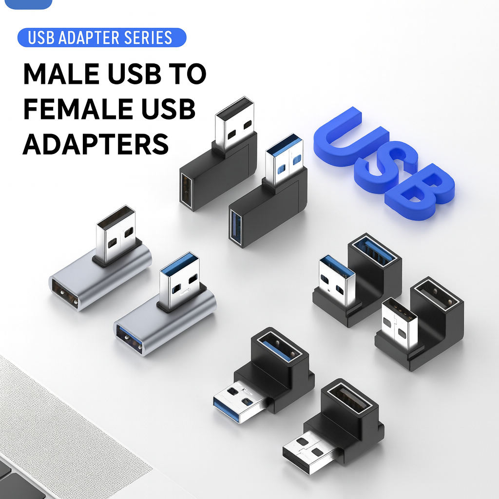 พอร์ต USB เป็น USB 90 องศา - TYPE C เป็น USB 90 องศา
