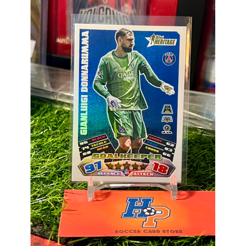 การ์ดฟุตบอล Donnarumma Heritage Topps Match Attax UCL 2025/26