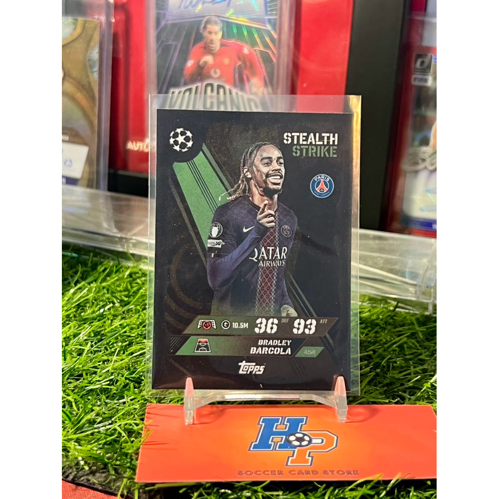 Barcola Stealth Strike Topps Match Attax UCL 2025/26 การ์ดฟุตบอล