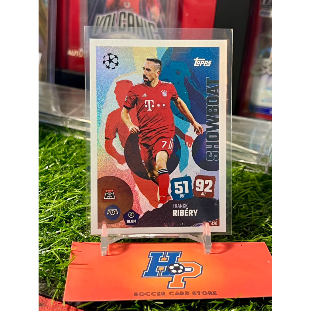 การ์ดฟุตบอล Franck Ribery Showboat Topps Match Attax UCL 2025/26
