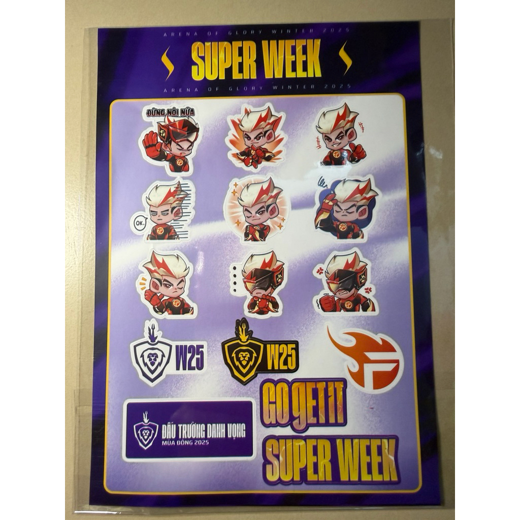 สติ๊กเกอร์มาสคอตแฟลช Sen FPT Flash AOG Super Week Lien Quan Mobile โดย Garena