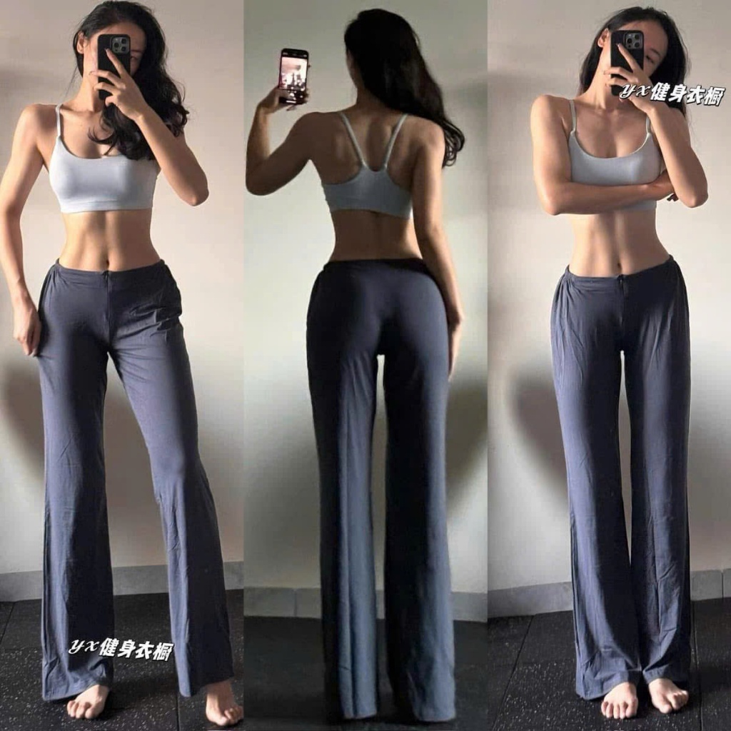 Q19 Gym-Yoga-Aerbic Sports Straight Pants