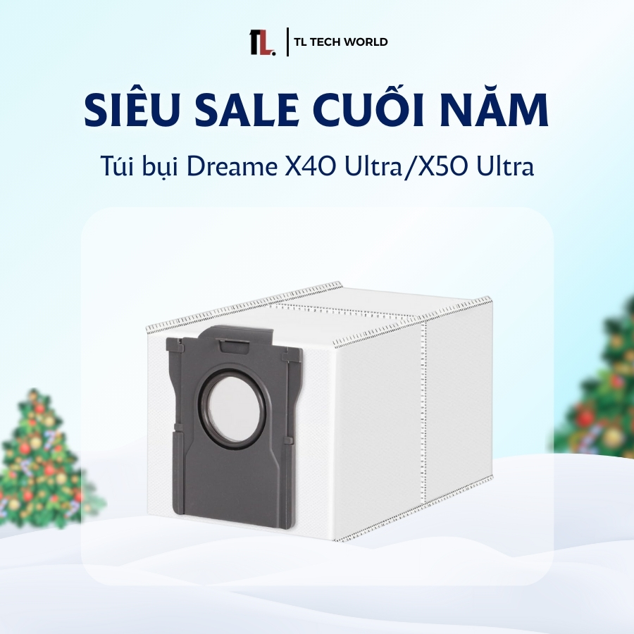 [ของขวัญ NOT ขายแล้ว] Dreame X40 Ultra/ Dreame X50 Ultra ถุงเก็บฝุ่นสําหรับเครื่องดูดฝุ่นหุ่นยนต์ - 