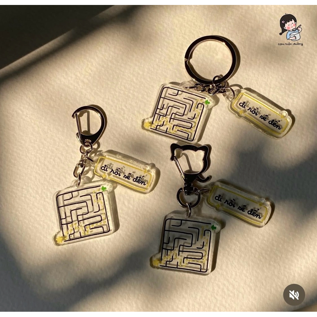GIFT MESSAGE KEYCHAIN - YOU WILL GO ON - NORMAL SHOP